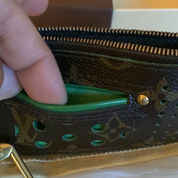 LOUIS VUITTON Monogram Perfo Pochette Kure Coin & Key Case - Picture 10 of 17